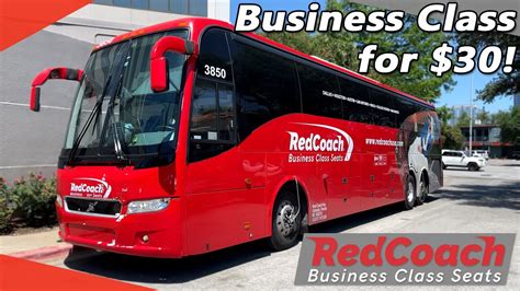 red coach bus student discount.